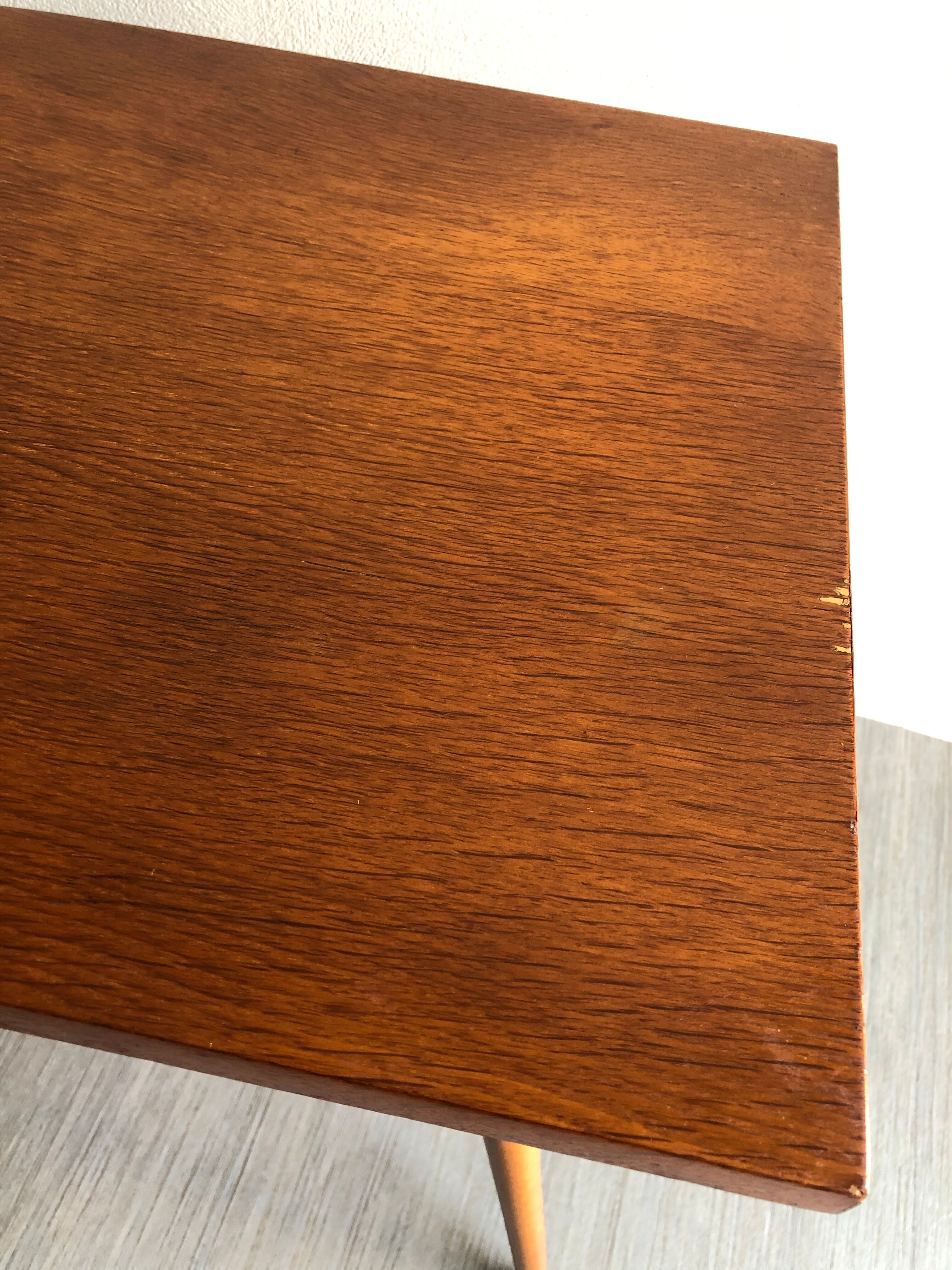 Vintage coffee table compass legs