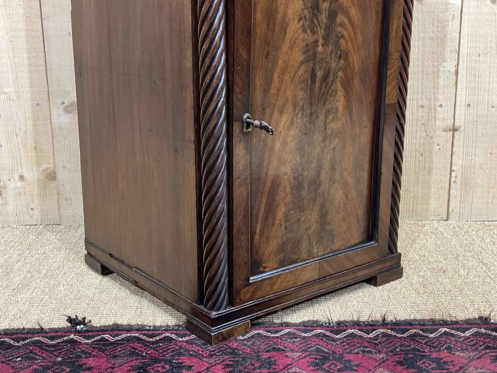 Victorian mahogany confiturier - 19th century