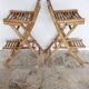 Pair of chairs or bar stools.