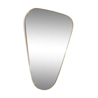 Miroir vintage forme libre 53-67cm moderniste 50's 60's