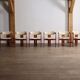 Ensemble de 6 chaises Augusto Savini Pamplona pour Pozzi, Italie 1965