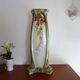 Earthenware column KG Lunéville vine leaves Art Nouveau 1920 - 81.5 cm