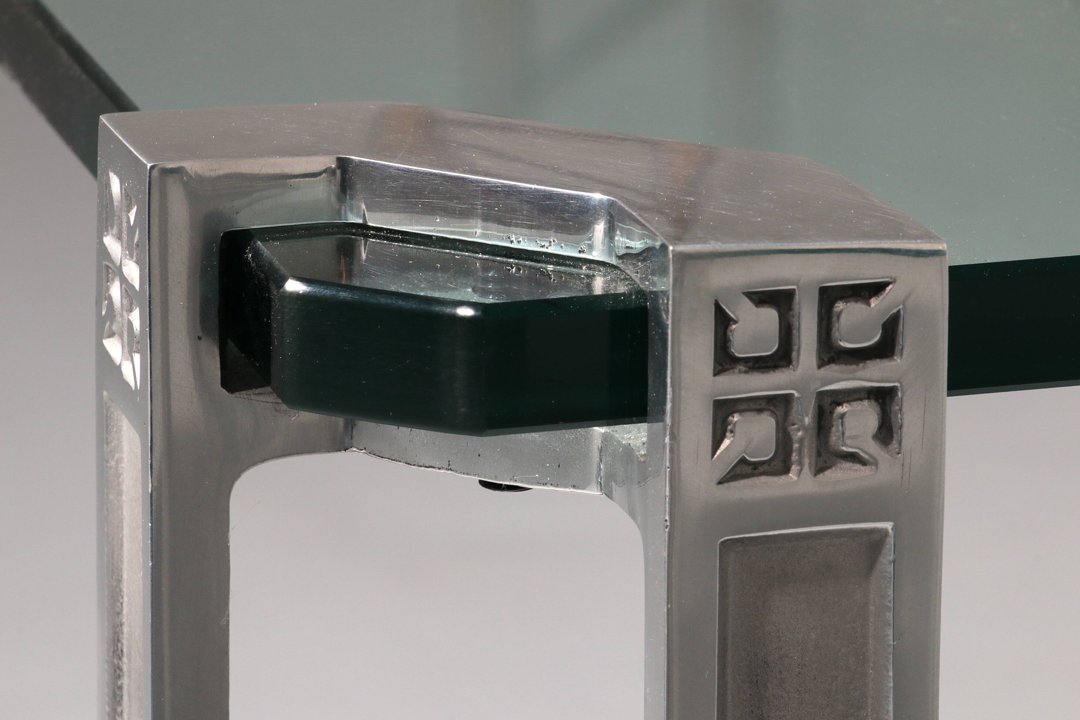 Large coffee table by Peter Ghyczy, model T24 (120x120x45)