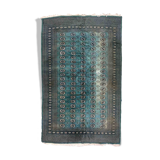 Vintage carpet uzbek bukhara handmade 186cm x 280cm 1970s