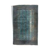 Vintage carpet uzbek bukhara handmade 186cm x 280cm 1970s
