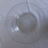 Saladier à punch en verre fin gravé
