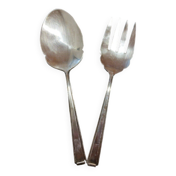 Anciens couverts de service avec poinçon Vintage