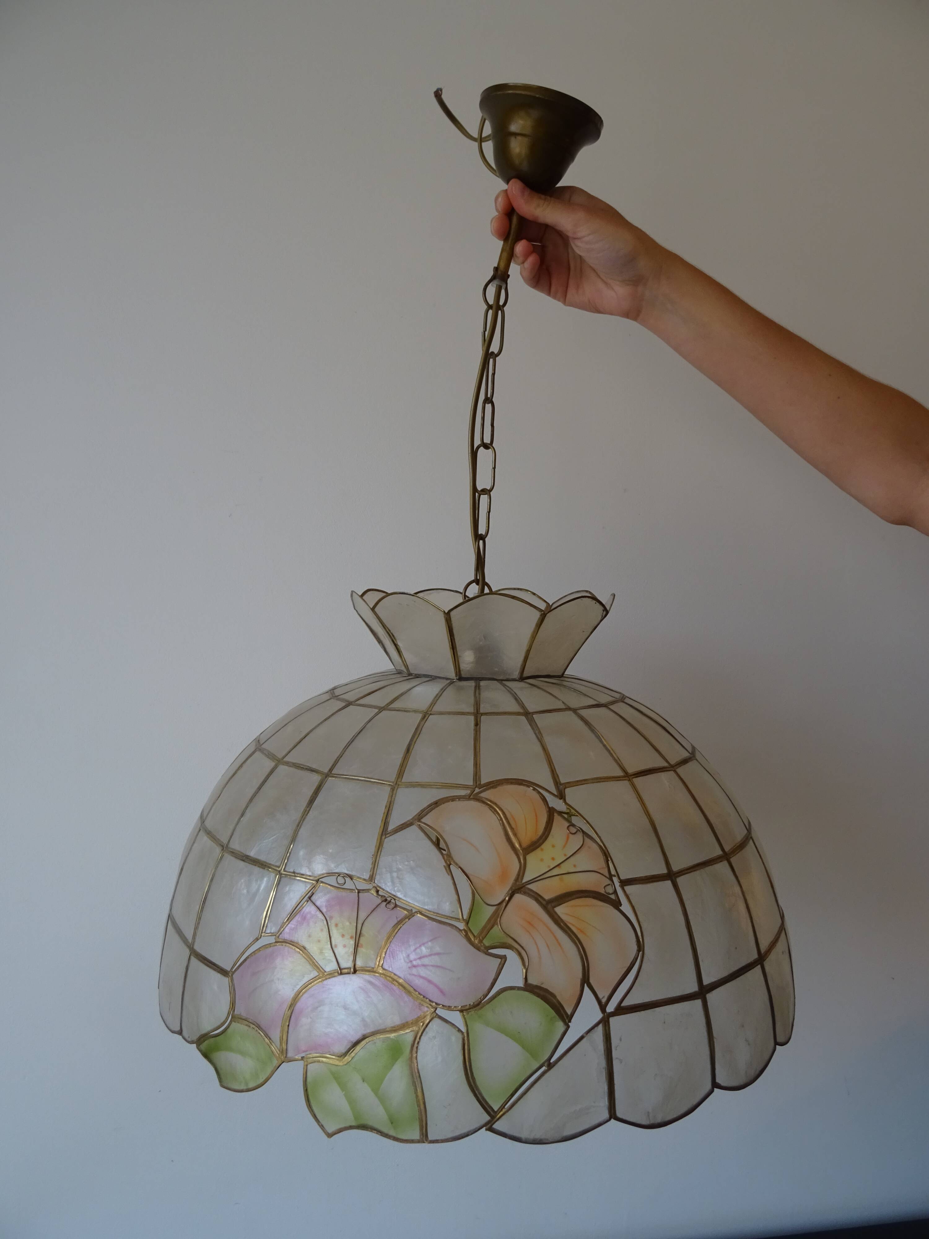 Suspension in vintage mother-of-pearl year 70