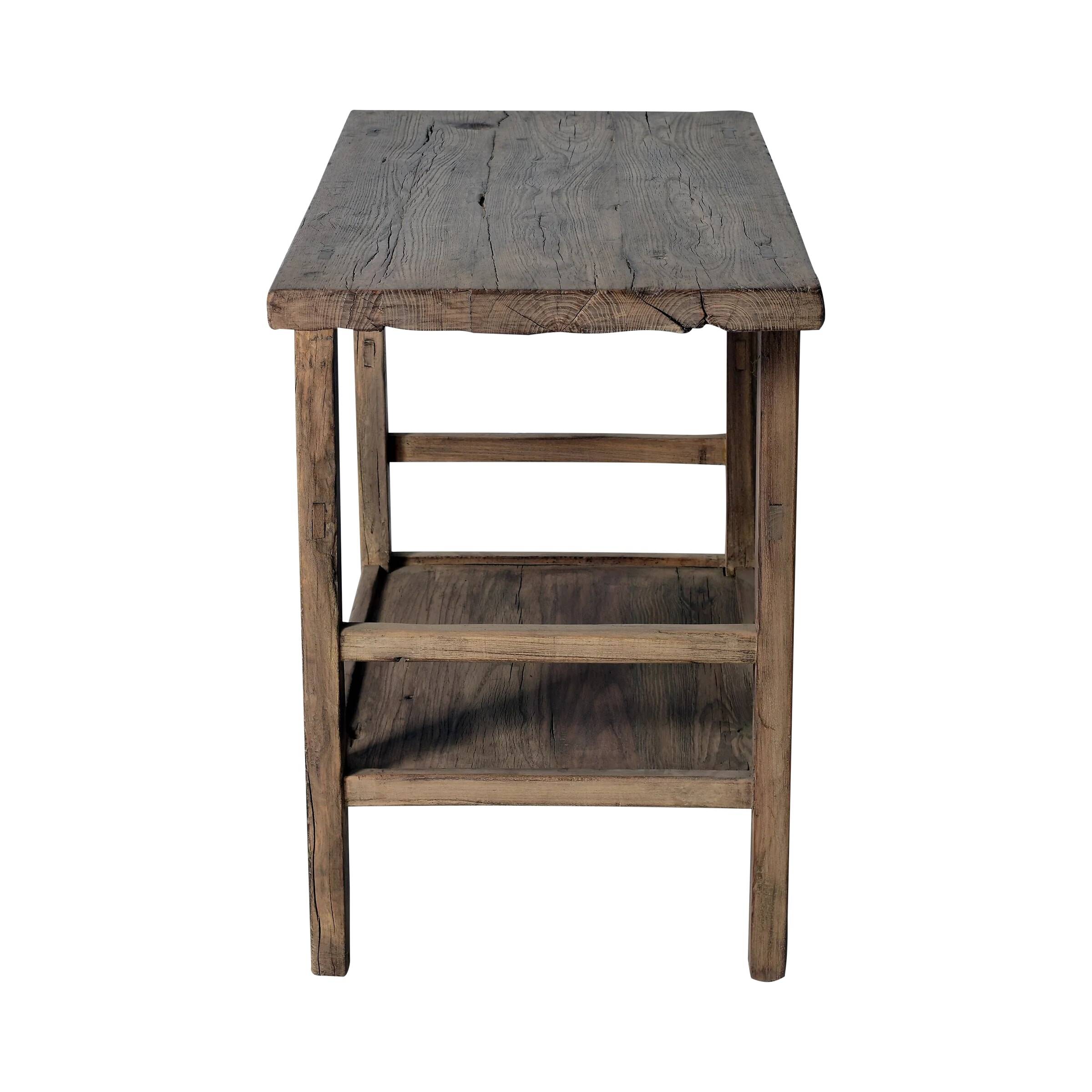 Jining - Small Chinese console in ancient elm no. 2