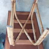 Signed rattan coffee table