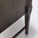 Postmodern Walnut Nightstand, Italy, 1970s