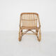 Mid-century bamboo lounge chair by Rohe Noordwolde, The Netherlands 1950's