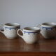 3 coffee cups made in england