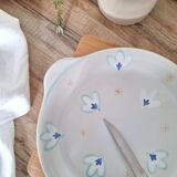 Boch blue pie dish, Belgian made