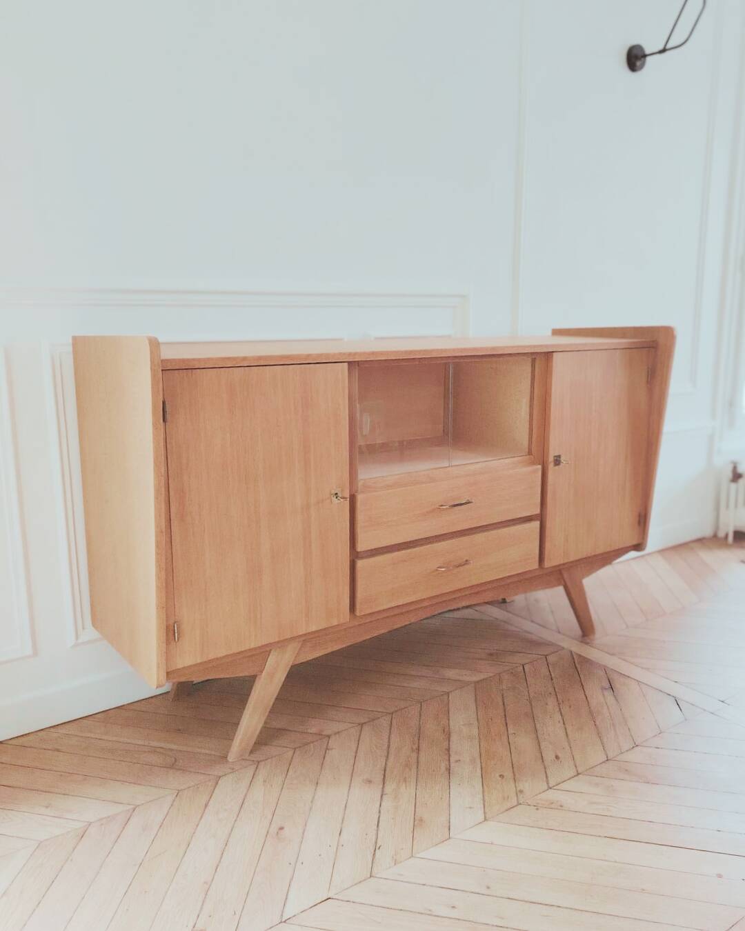 Renovated vintage sideboard/buffet, Scandinavian style, 1950s-60s.