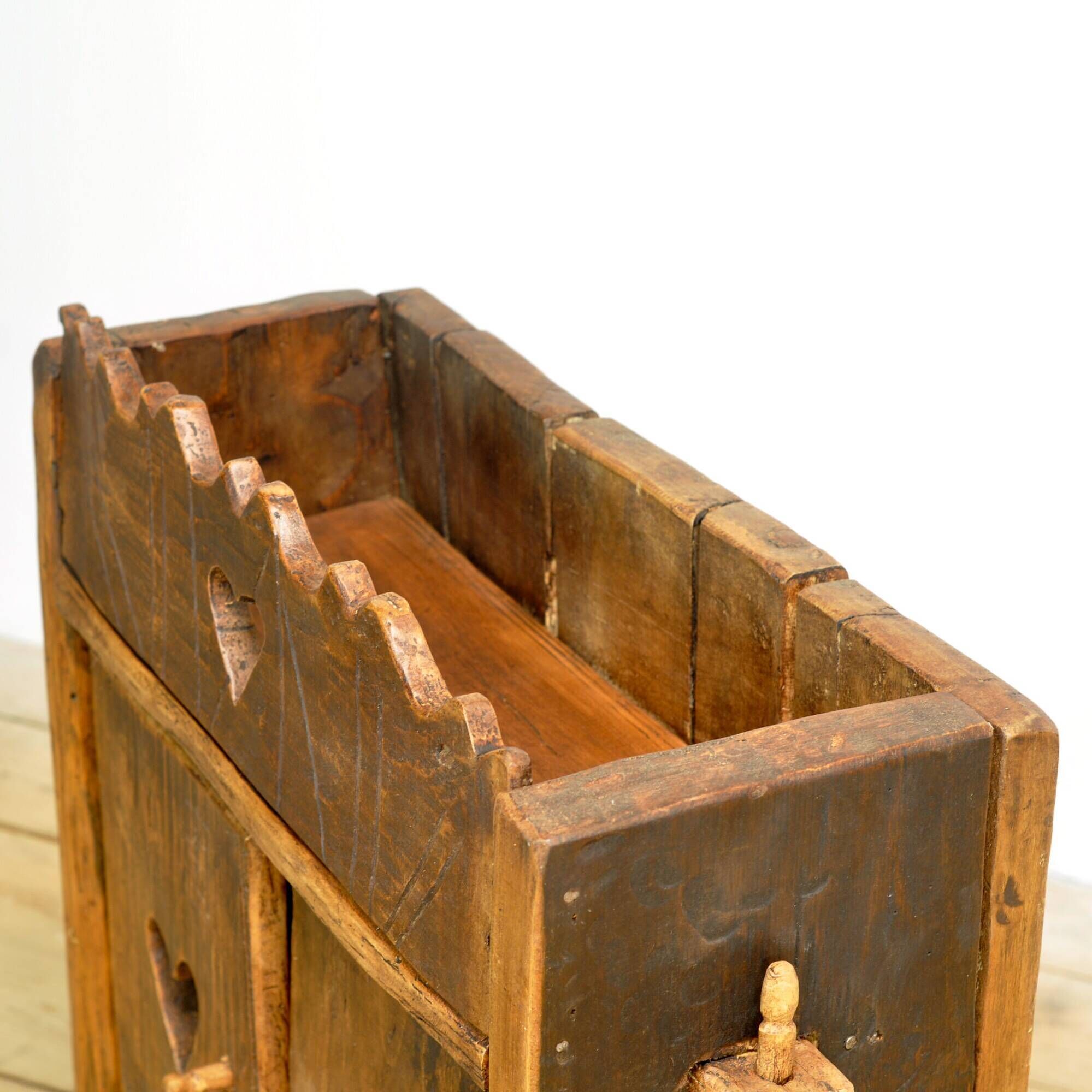 Romanian folk art cabinet, circa 1950