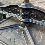 Old printing press in very old cast iron