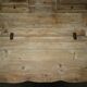 Rustic Swedish pine drop-leaf desk