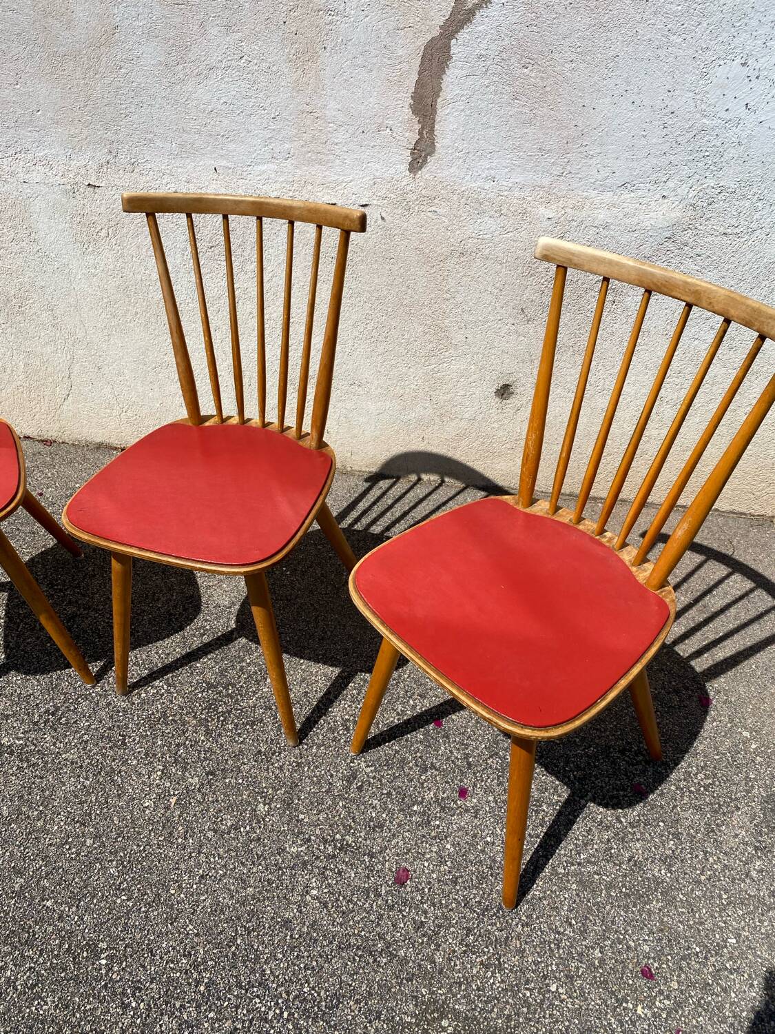 Set of 4 Baumann Sonate bistro chairs