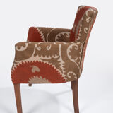 Suzani chair traditional bergere