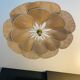 Floral suspension linen and rattan