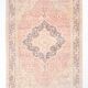 Vintage Pale Red & Pink Persian Rug, 144x216Cm
