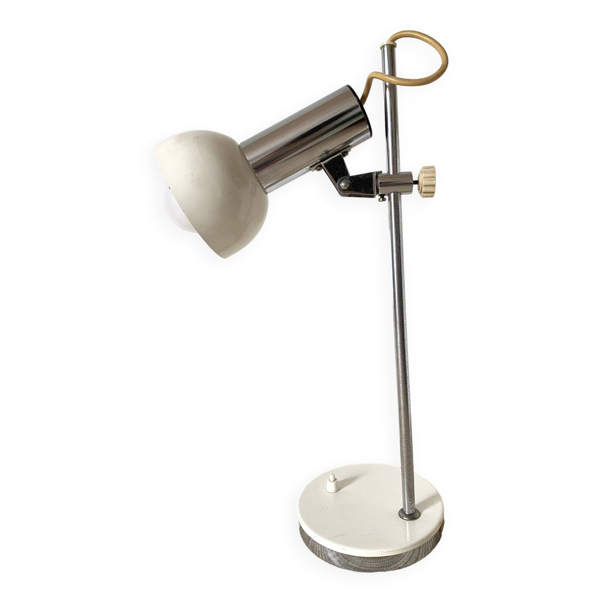 Adjustable desk lamp, 70s spotlight