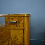 1940s set of bedside tables by Jindrich Halabala, Czechoslovakia