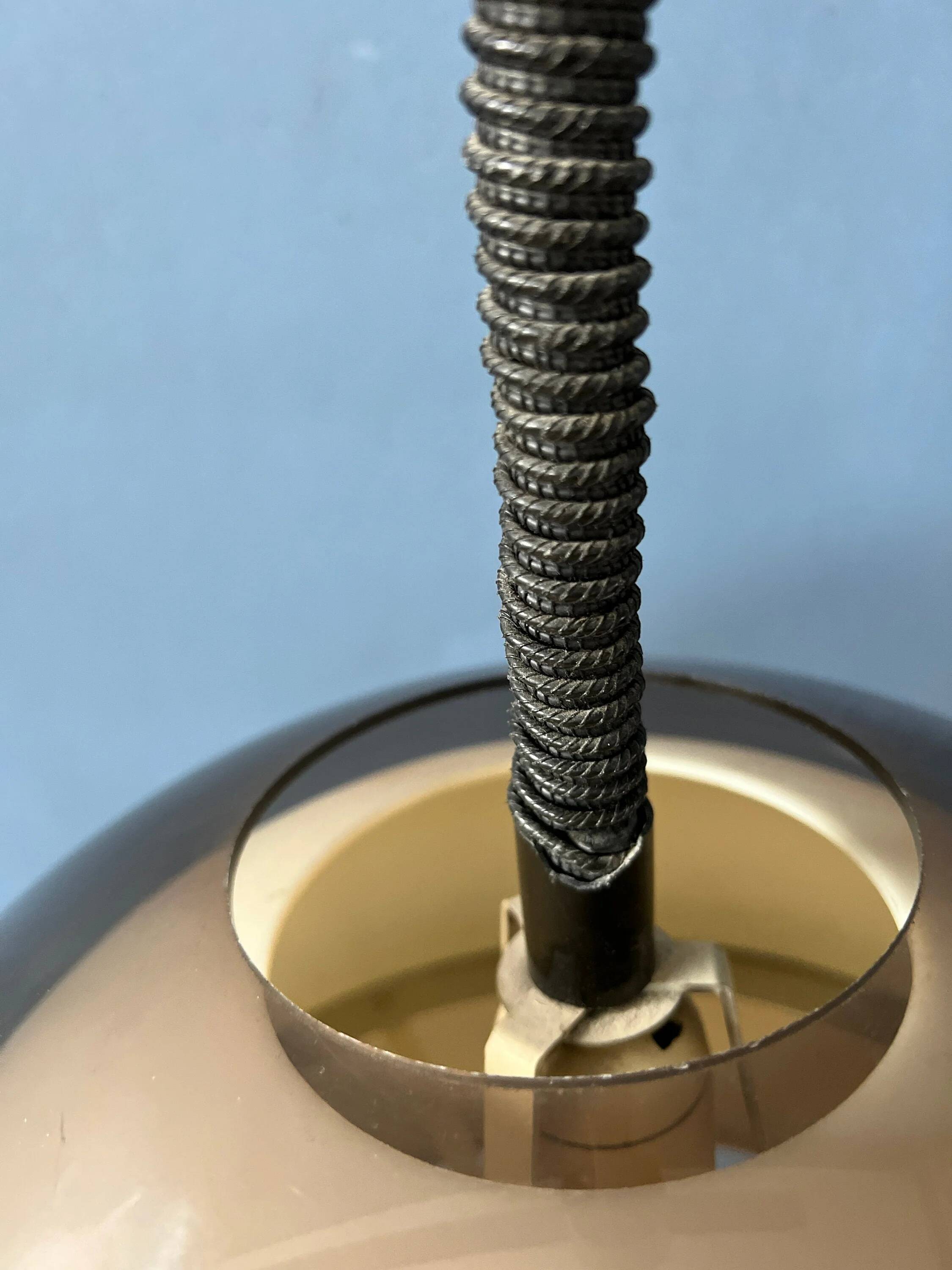 Suspension Space Age Mid-Century Lakro - adjustable height lamp from the 70s
