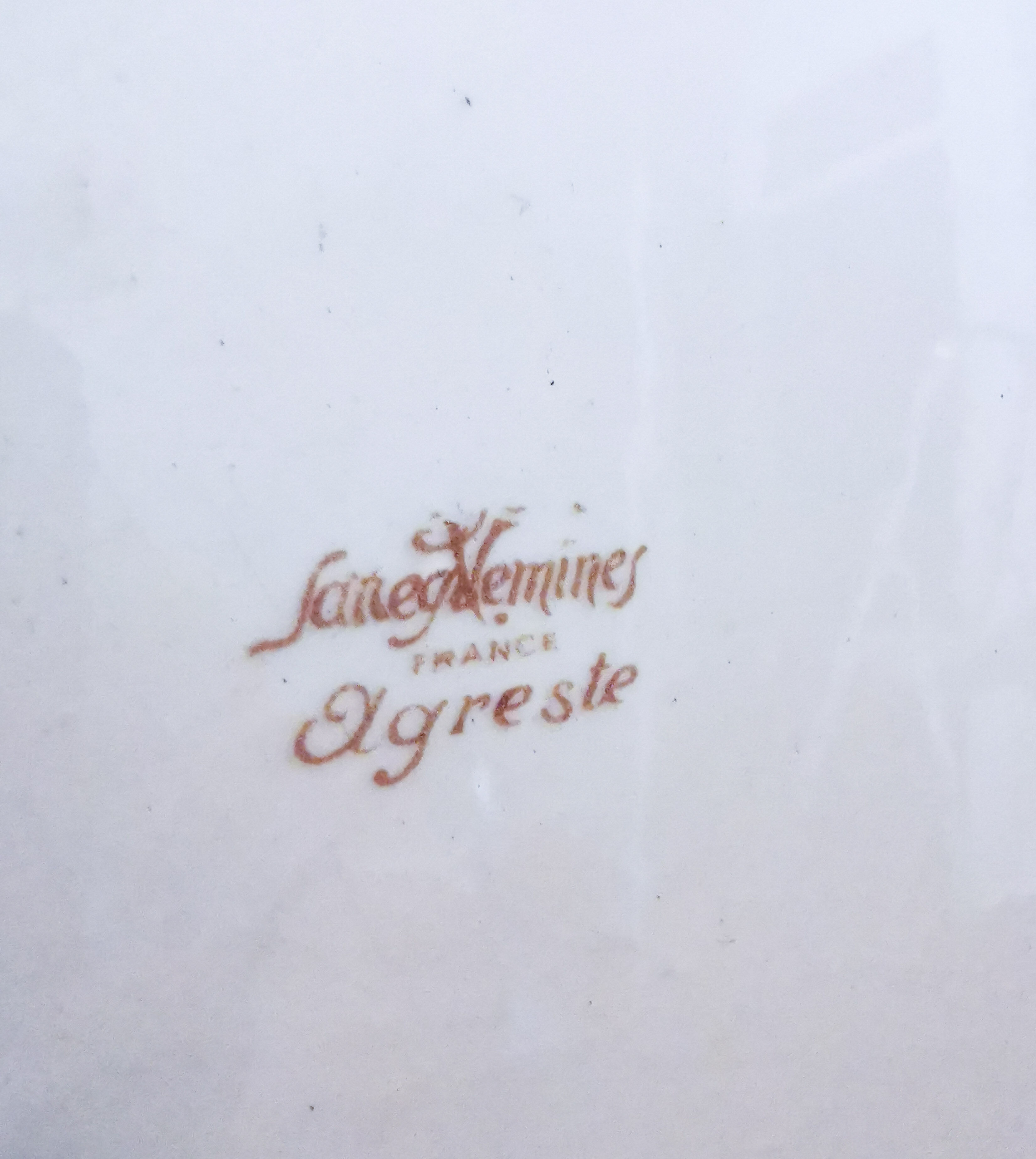 Serving dish Sarreguemines Agreste