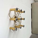 Vintage German wall lamp Hollywood Regency by Gaetano Sciolari for Leola, 1970s.