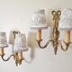Old Louis XVI style ribbon slashes
