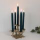 Brass flower candle holder