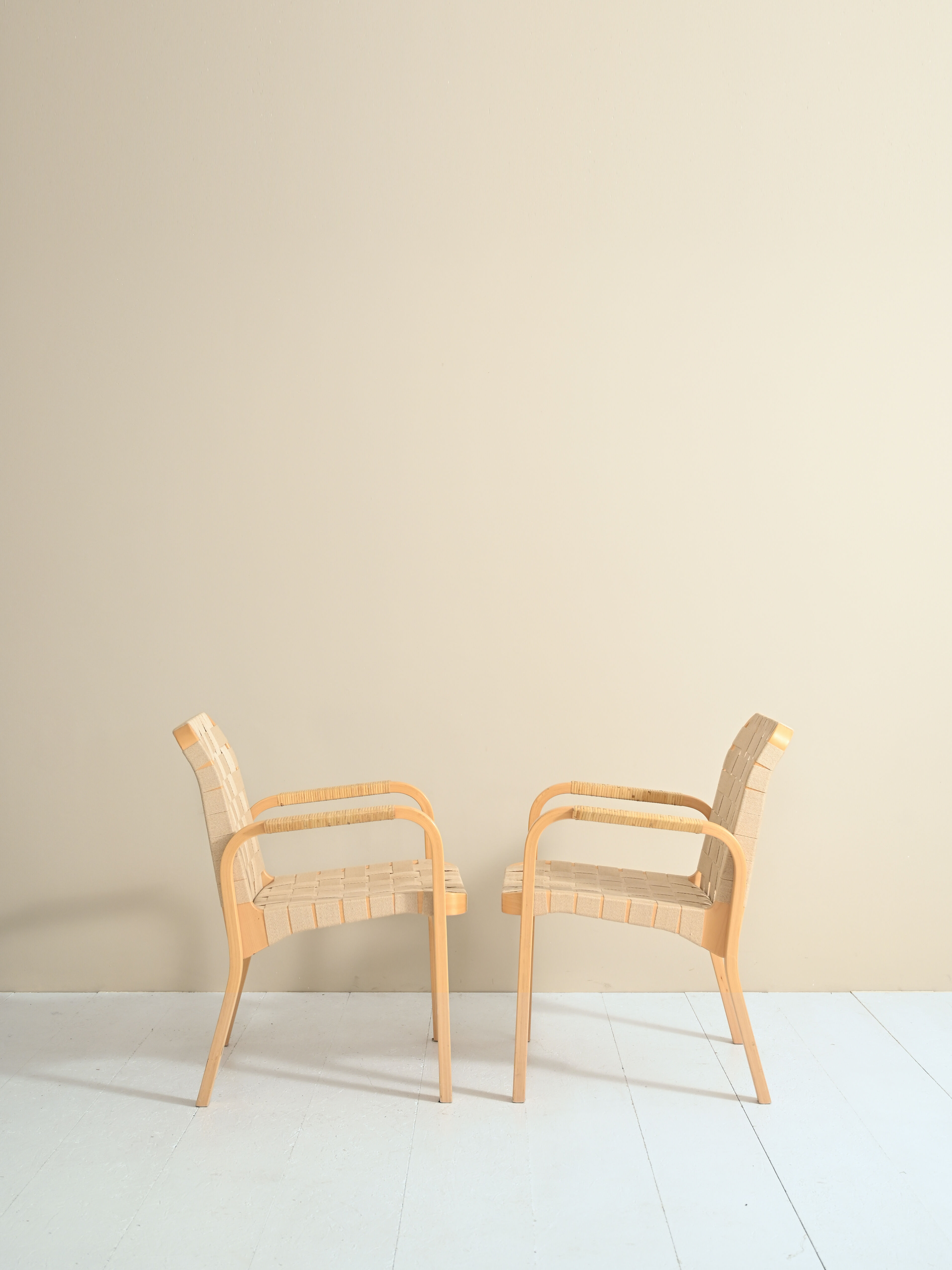 'Model 45' Armchairs by Alvar Aalto