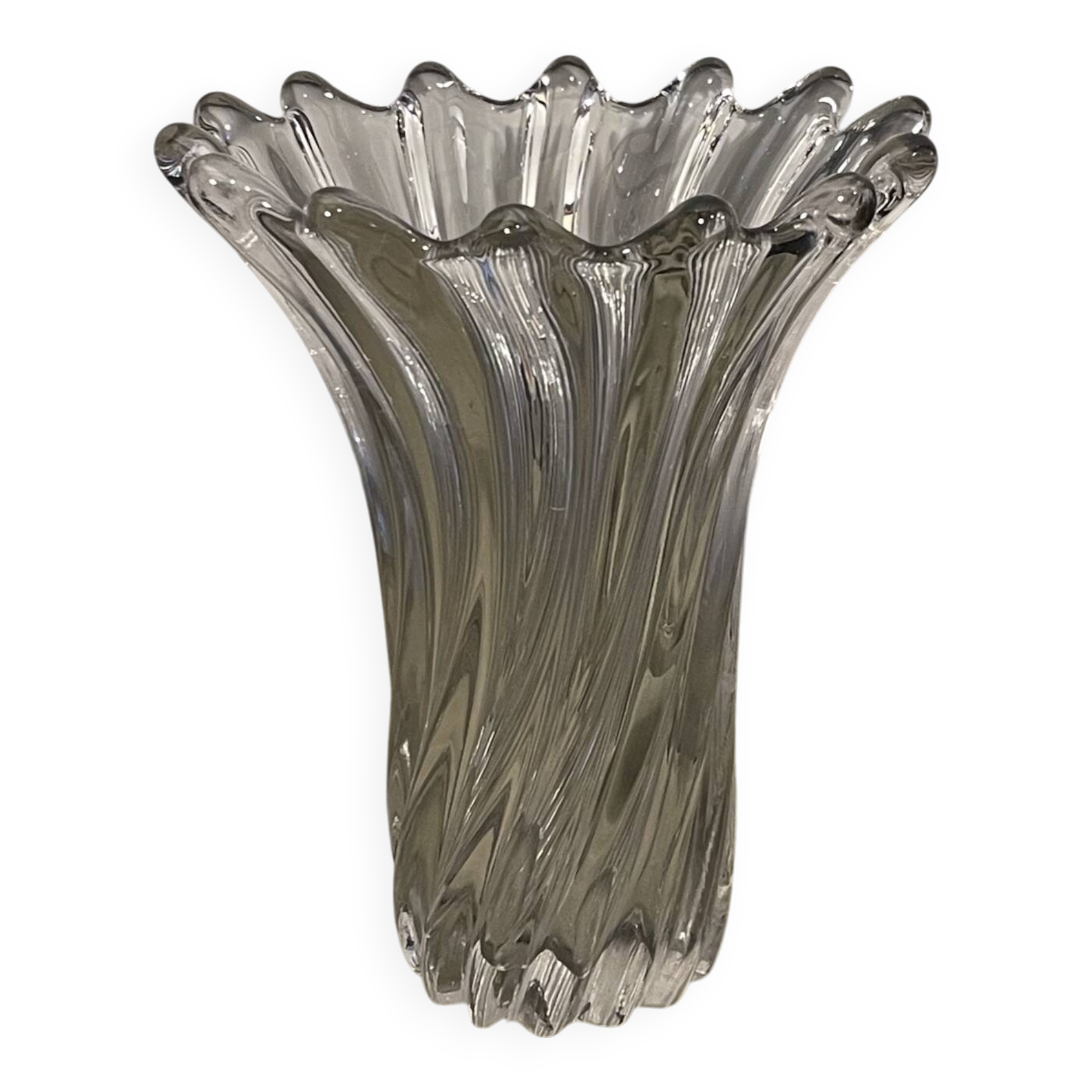 Twisted Glass Vase