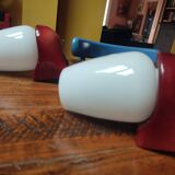 Pair of vintage 1970s wall lights