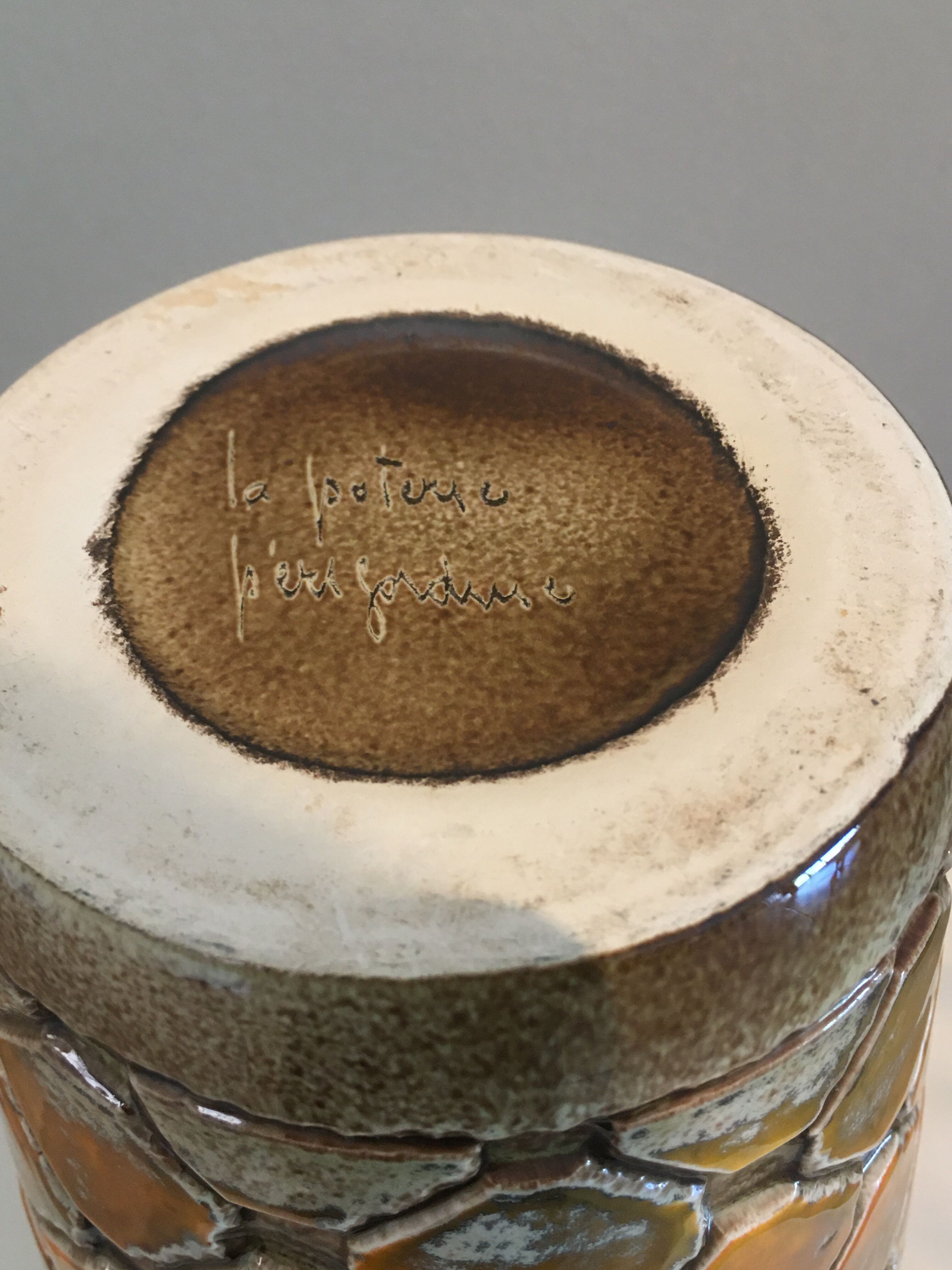 Large vintage vase "The Perigourdine Pottery"