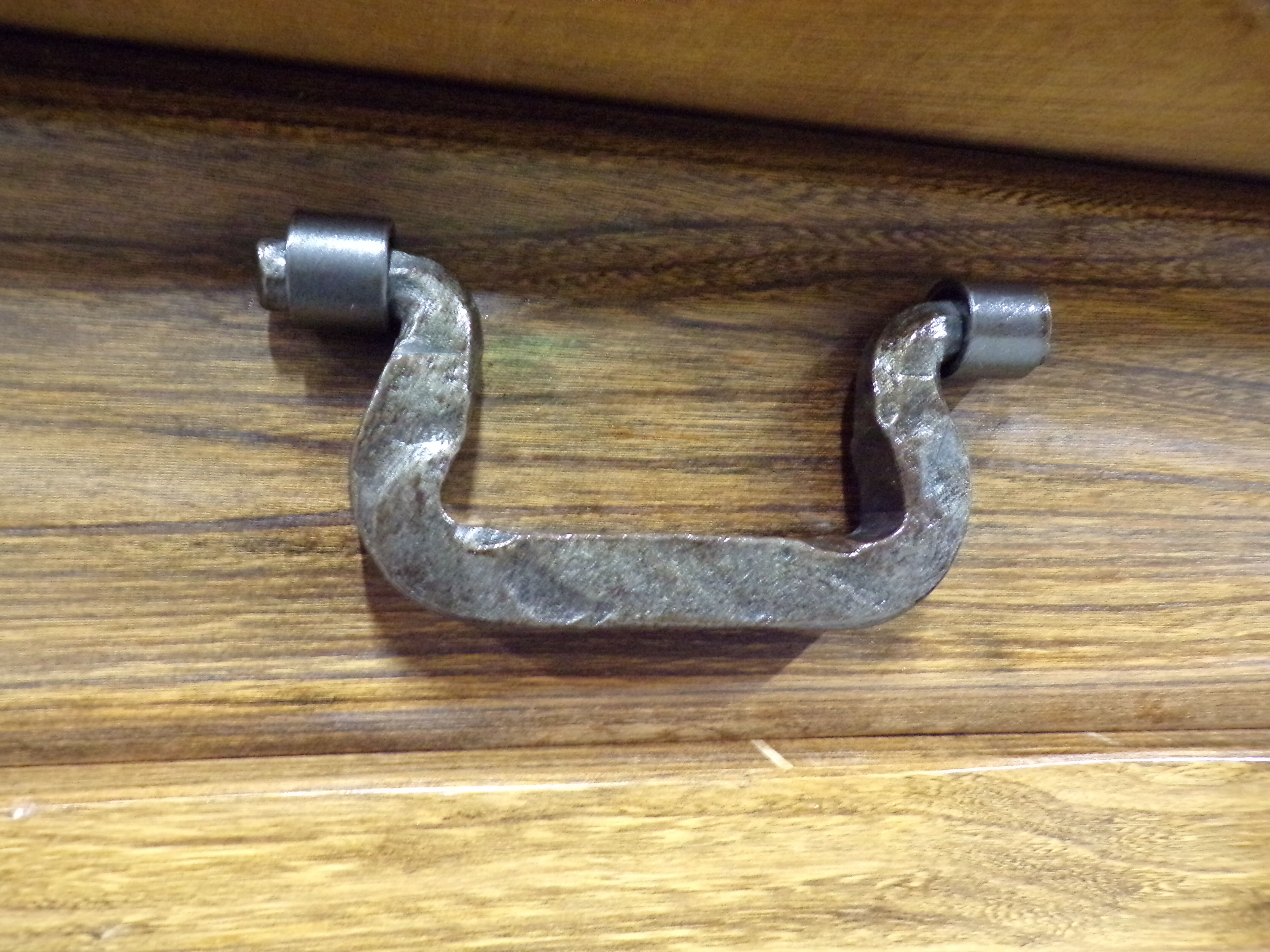 A brutalist elm buffet