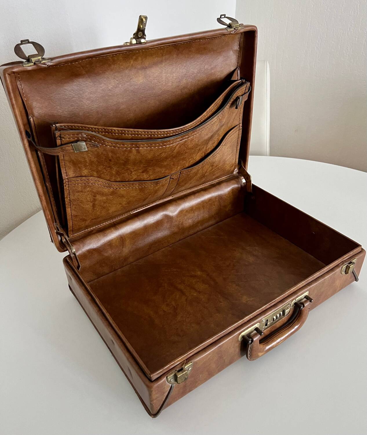 New Vintage Leather Briefcase