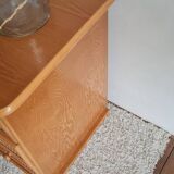 Vintage rattan chest of drawers