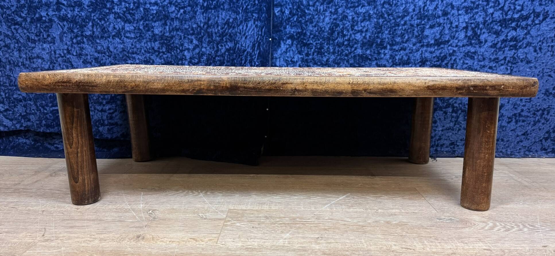 Ceramic coffee table by François Chaty for Vallauris circa 1940-1950