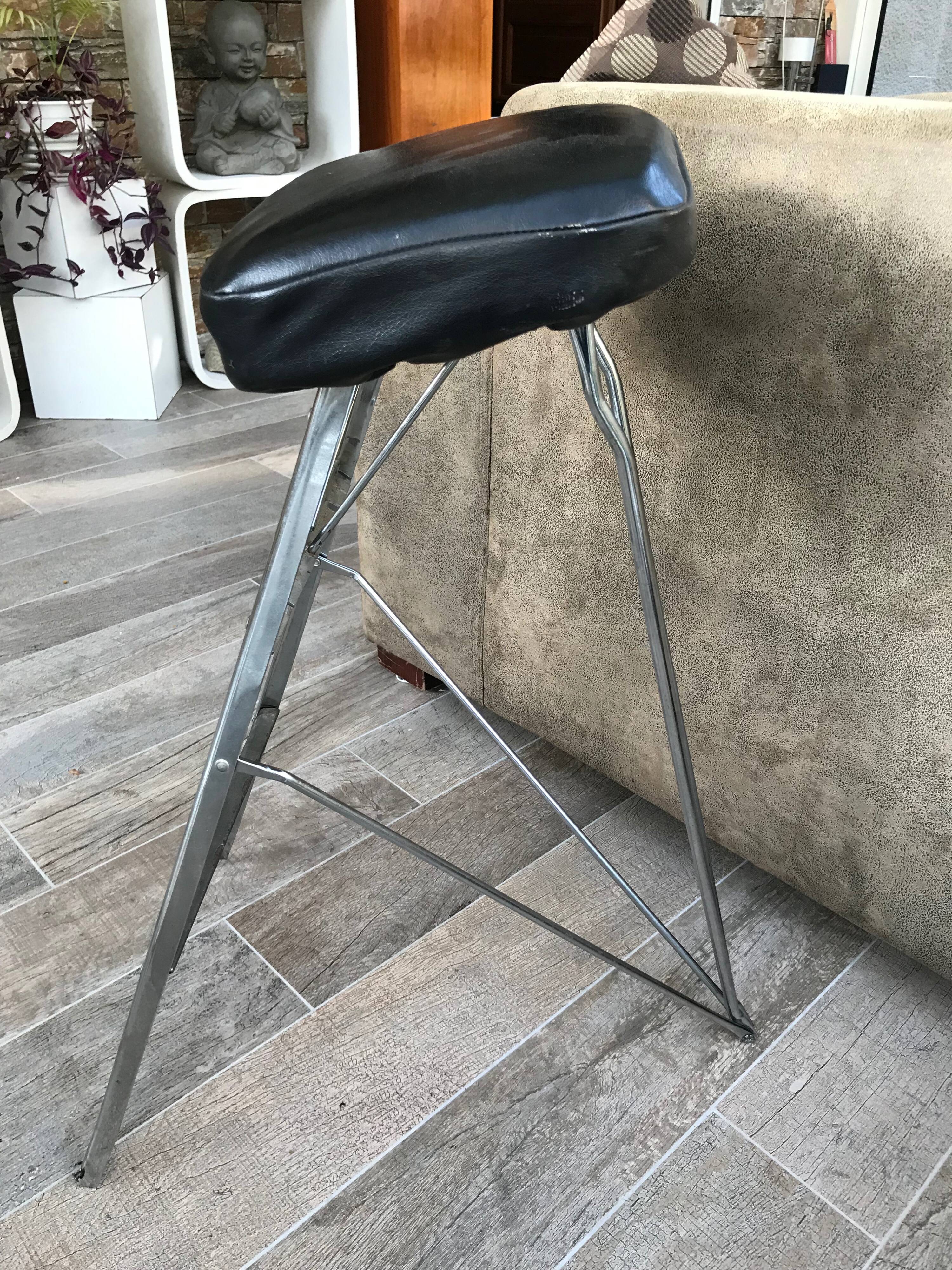 Vintage folded stool brand libellule