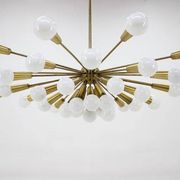 Rare Mid Century Chandelier Sputnik, Atomic, 1960s