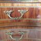 Pair of bedside tables "bean" style louis XV marked