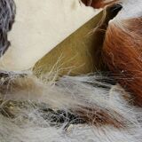 High chair, safari armchair, vintage Nordic design, 70s