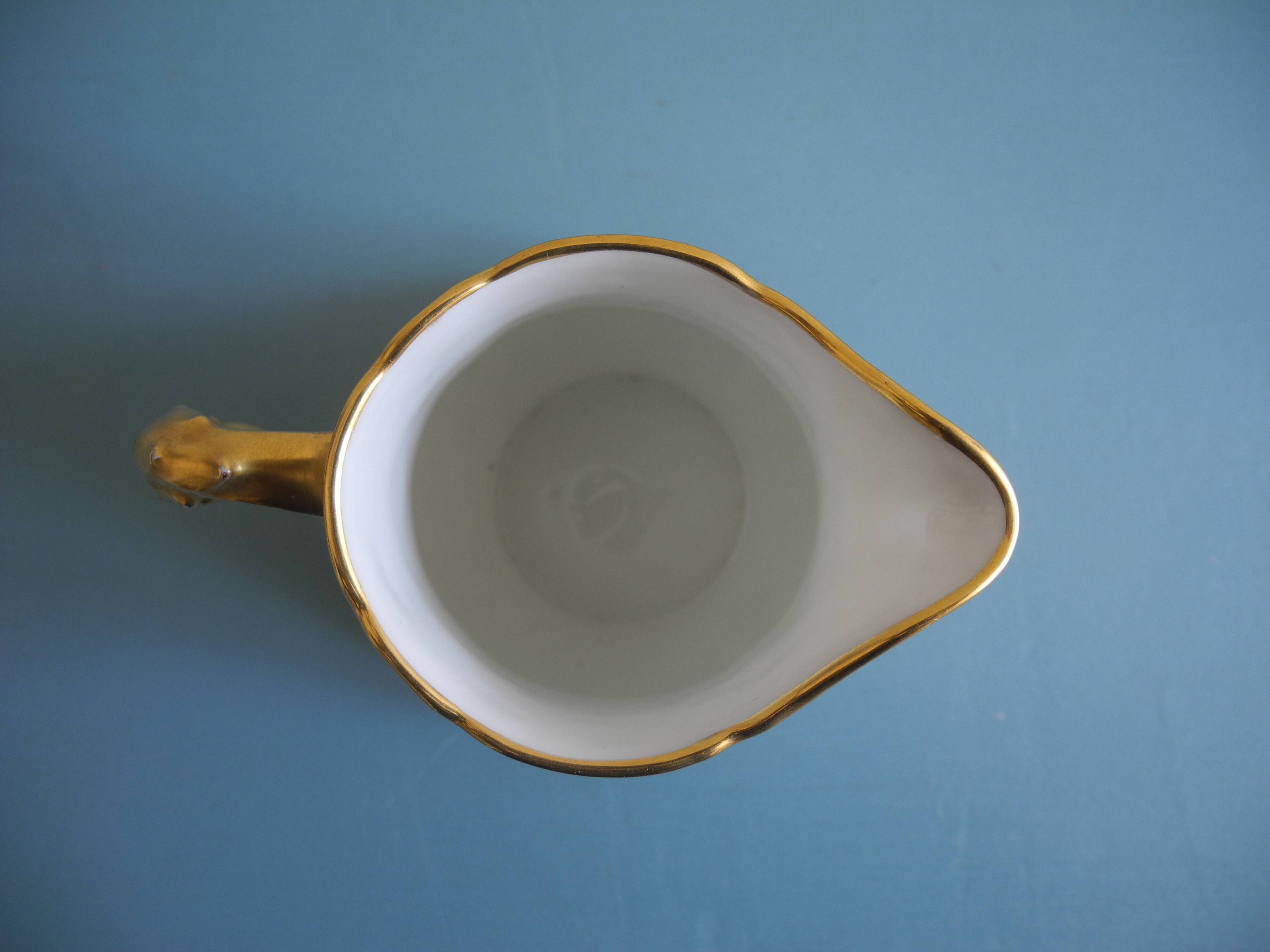 old porcelain creamer milk jug Limoges old porcelain creamer milk jug