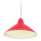 Vintage mid century hanging pendant lamp by H. Busquet for Hala, 1950s