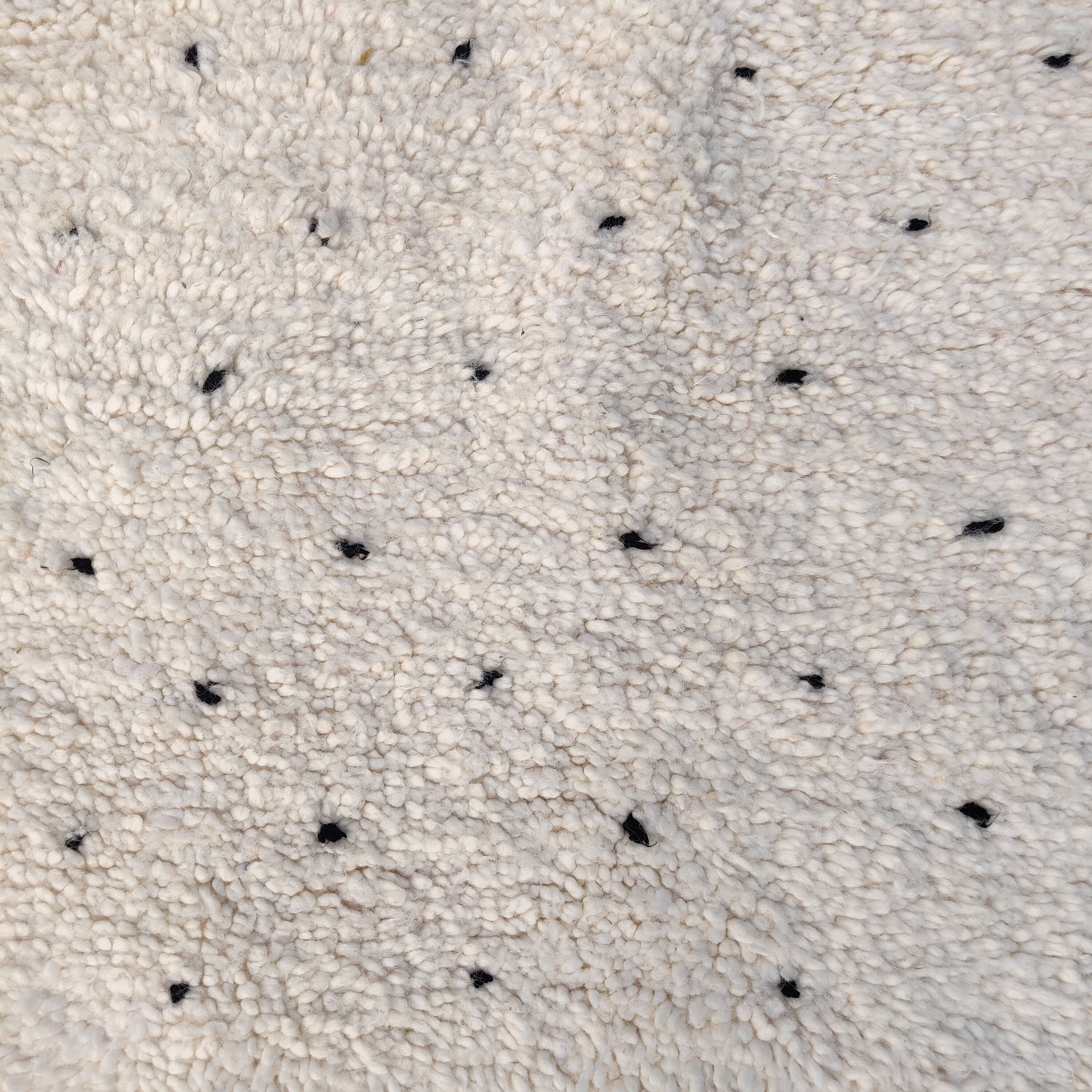 Berber carpet moroccan corridor in black peas 80x300 cm