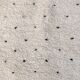 Berber carpet moroccan corridor in black peas 80x300 cm