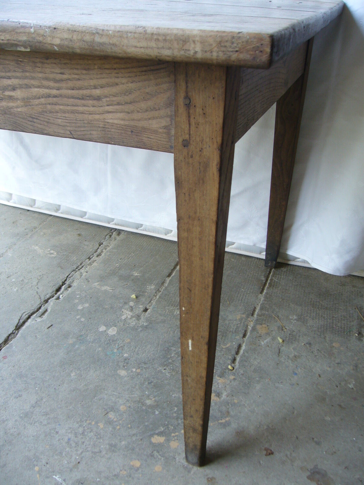Old oak farm table